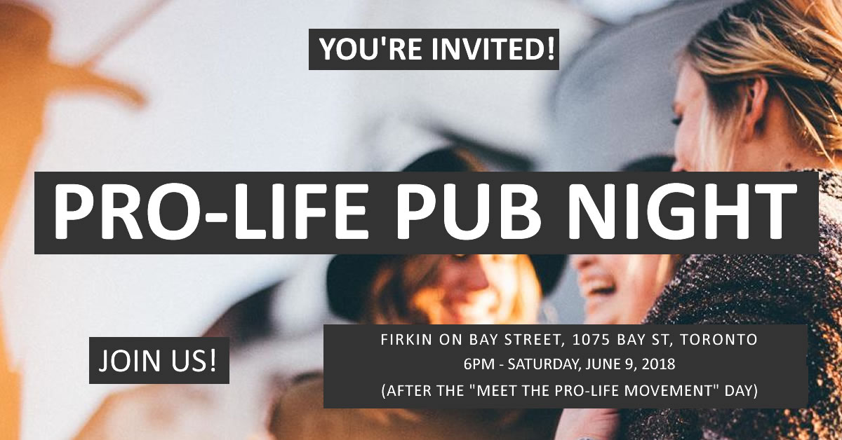 Pro-Life pub night!